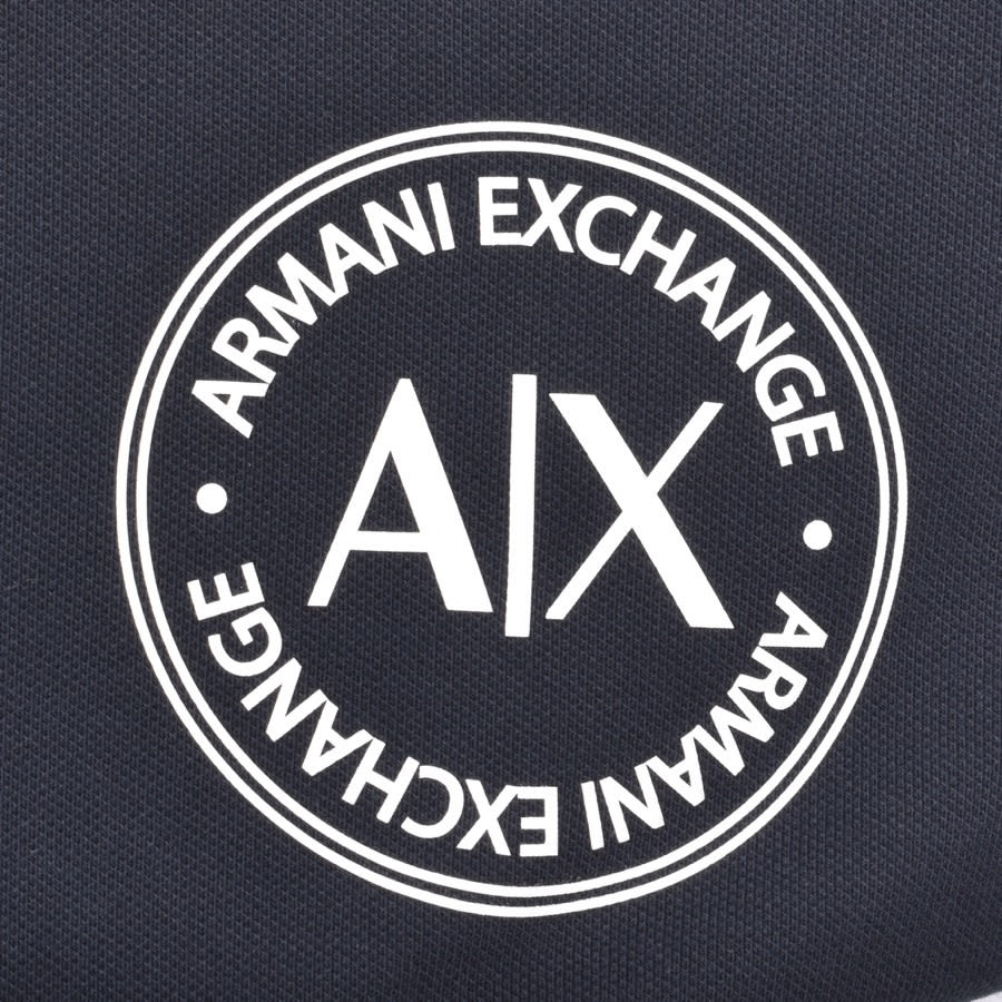 Alternative Image for ProductArmani Exchange Short Sleeve Polo T Shirt Navy3